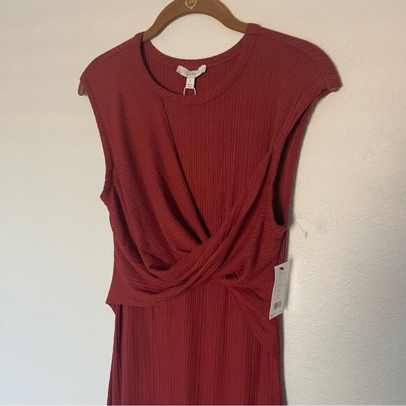 Revolve X Joie Eos Dress Teracotta Sepia Color NWT - Picture 2 of 9